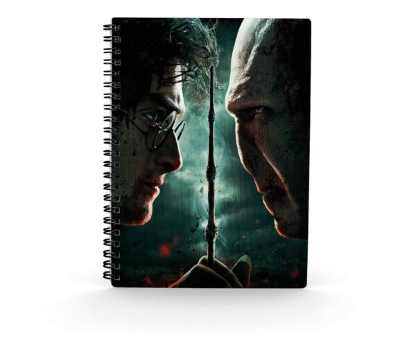 Libreta efecto 3d sd toys harry potter harry vs voldemort