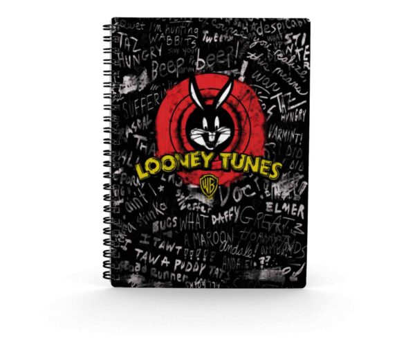 Libreta efecto 3d sd toys looney tunes cara bugs bunny