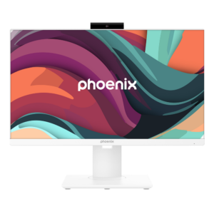 Barebone all in one phoenix campro 23.8 pulgadas blanco placa asus h610t2 ddr5 con adaptador 120w