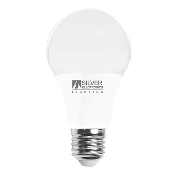 Bombilla led eco silver electronics estandar 8w=48w -  e27 -  3000k -  660 lm -  220º -  luz calida -  a+