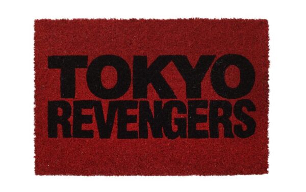 Felpudo 60x40 cm logo sobre rojo tokyo revengers