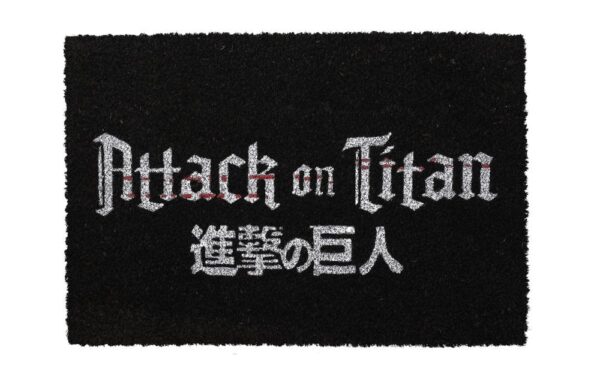 Felpudo 60x40 cm logo attack on titan