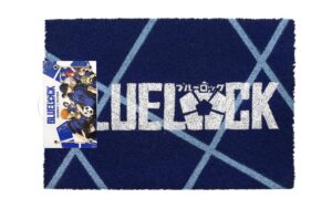 Felpudo 60x40 cm logo blue lock