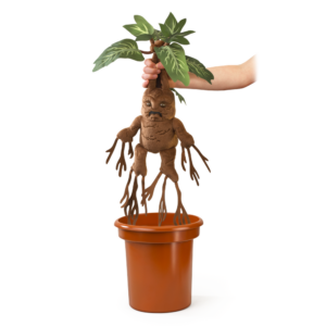 Peluche interactivo the noble collection harry potter mandrágora