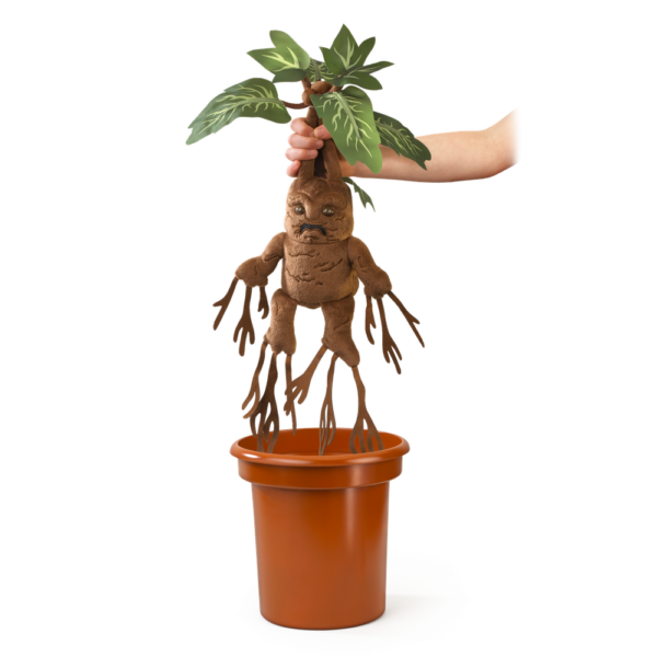 Peluche interactivo the noble collection harry potter mandrágora