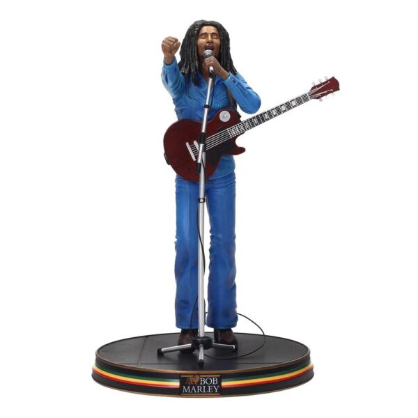 Bob marley concierto rainbow'77  figura 18 cm bob marley