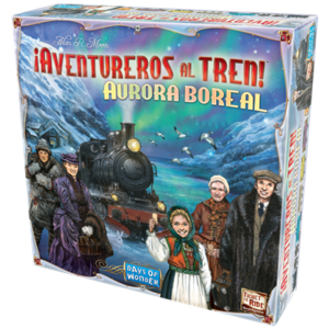 Juego de mesa ¡aventureros al tren! aurora boreal
