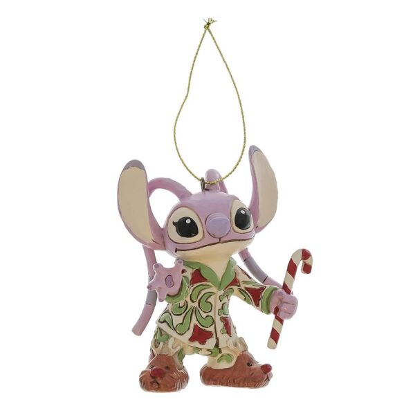 Adorno arbol de navidad enesco disney stitch -  angel pijama navideño