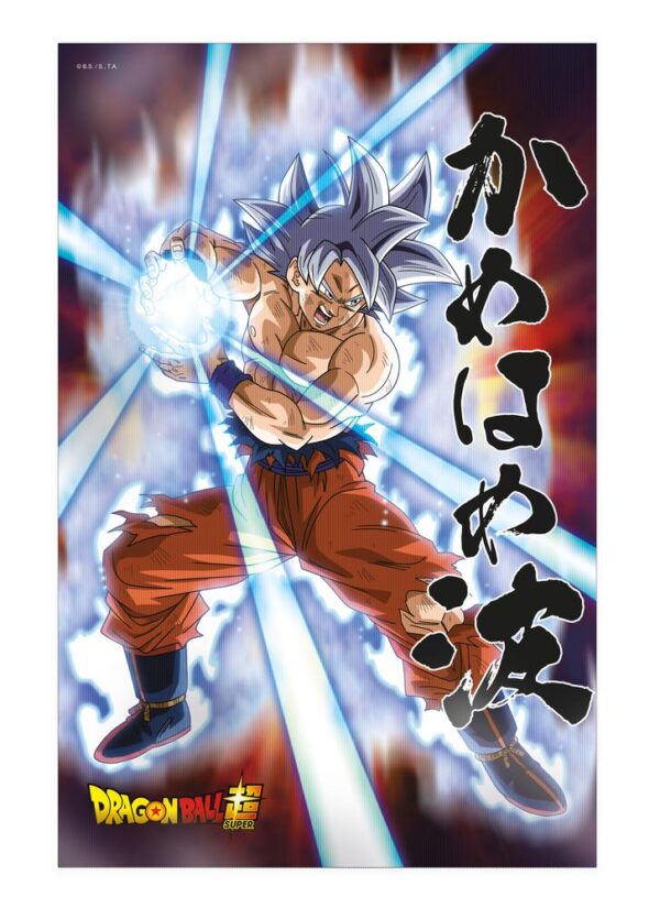 Poster 3d 58x38cm universal survival goku dragon ball super