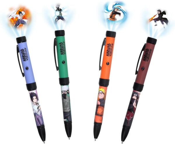 Boligrafos proyectores naruto shippuden 1 unidad aleatoria