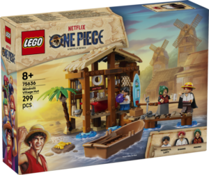 Lego one piece netflix cabaña del pueblo molino