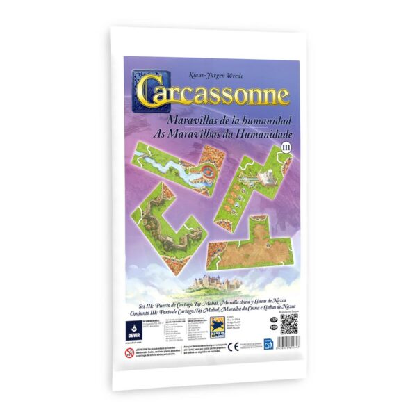 Expansión carcassonne: maravillas de la humanidad 3