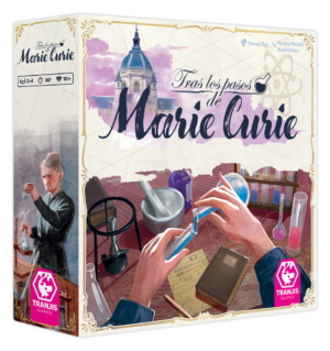 Juego de mesa tras los pasos de marie curie