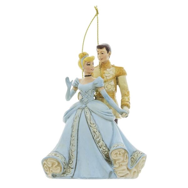 Adorno arbol de navidad enesco diseney cenicienta y el principe