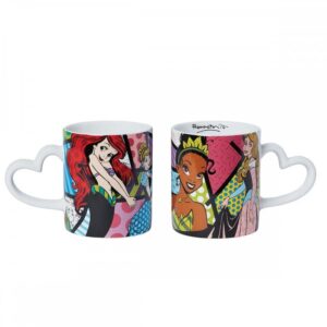 Taza enesco disney princesas ariel - cenicienta - tiana y aurora